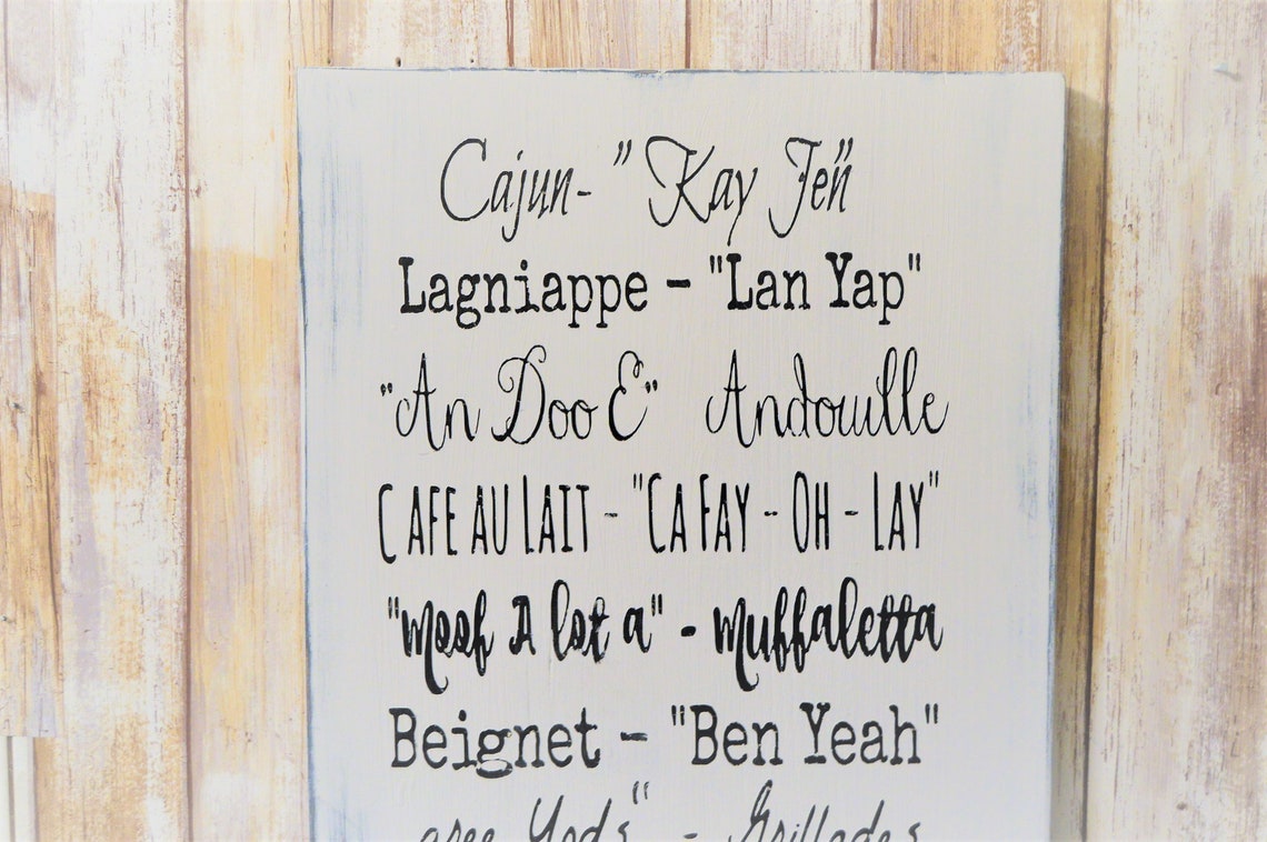 Hometown Decor Distressed Rustic Wood Sign New Orleans Etsy