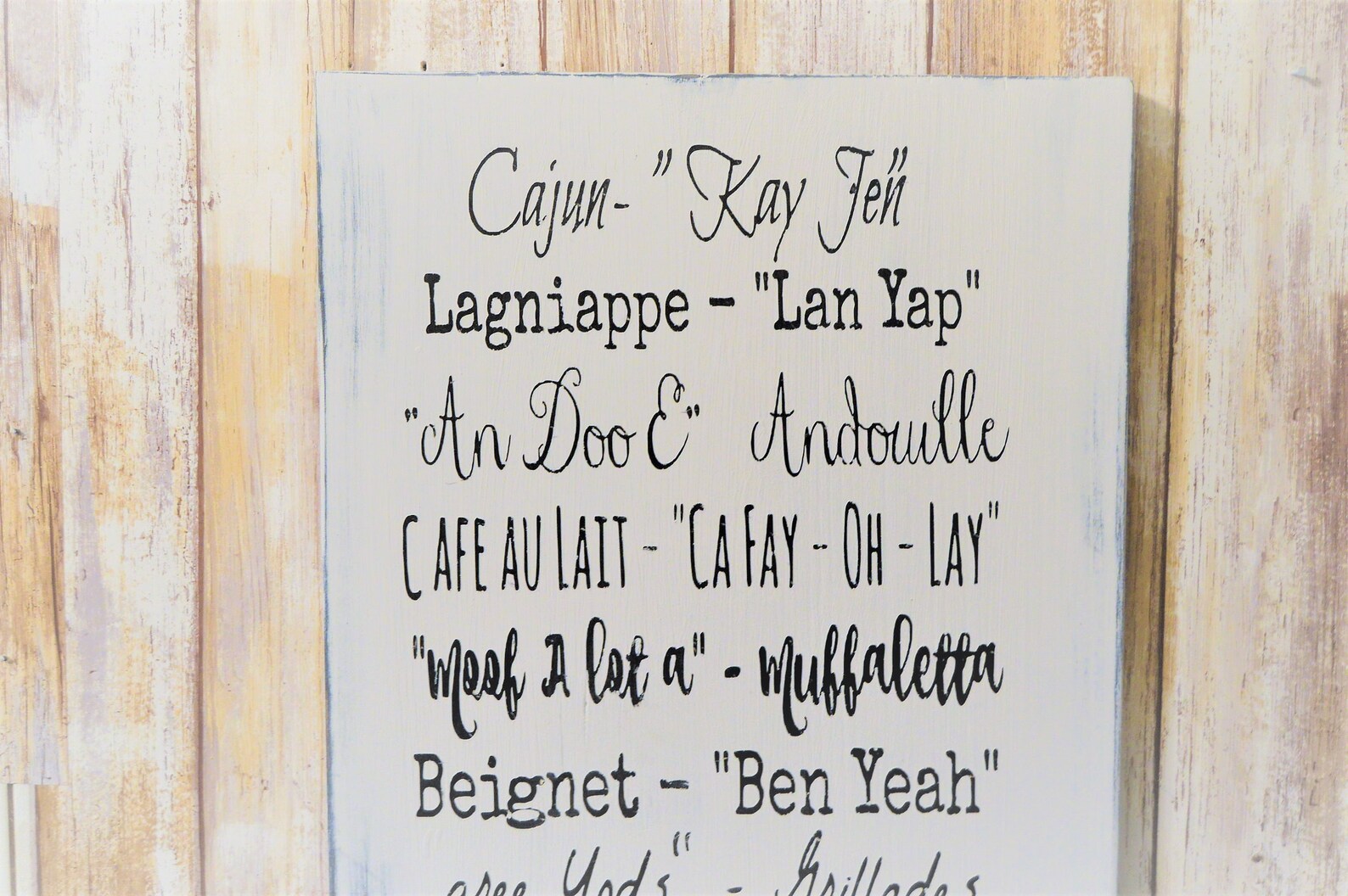 Hometown Decor Distressed Rustic Wood Sign New Orleans Etsy