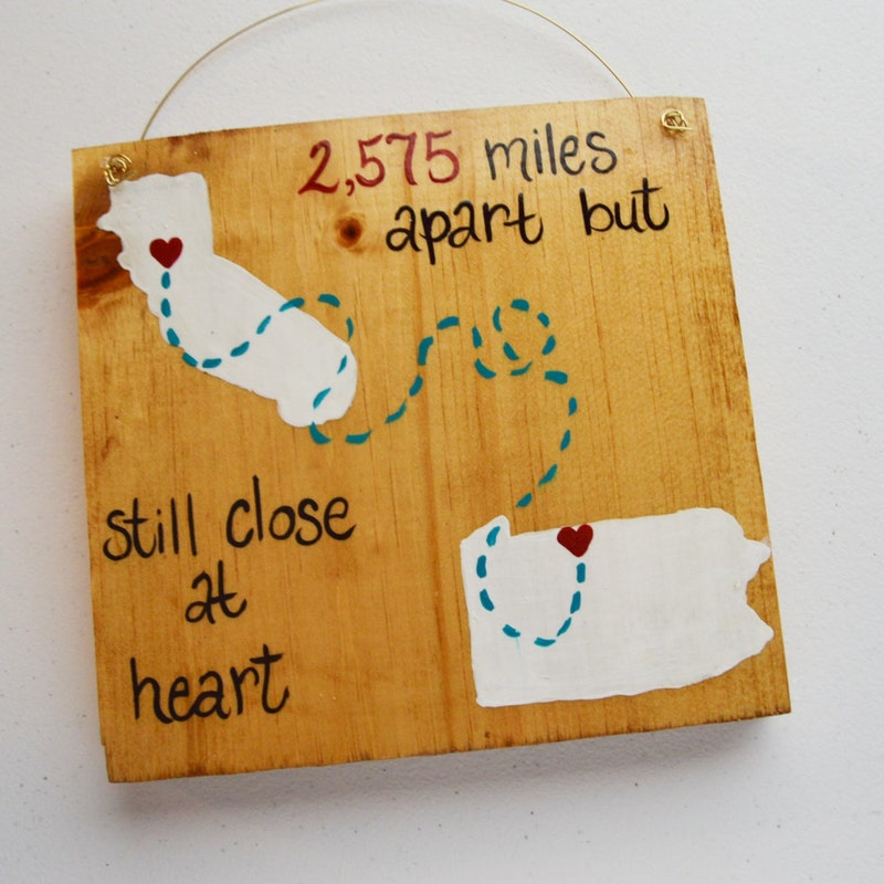 Distance Sign - Etsy