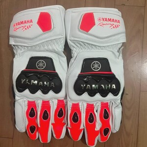 Yamaha Motorcycle Riding Gloves – Genuine Leather Protective Racing Gloves | Touchscreen | Men