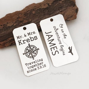 personalized luggage tag, Custom luggage tag, Luggage Tags Personalized, travel, gift ideas, Back Pack Tag, traveling together, Airplane