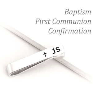 First Communion gifts, Baptism Gifts for boy, Confirmation Gifts ideas, Personalized Tie Clip, Skinny Tie clip, short, gift for boy, tie pin