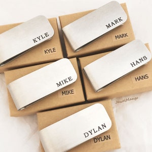 Fermasoldi personalizzato, regalo Groomsmen, fermasoldi, fermasoldi personalizzato, fermasoldi inciso, bomboniera, regali del padre, regalo per il capo