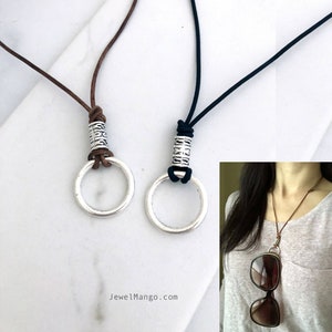 Cadena ajustable para gafas, soporte para gafas de lectura, soporte para gafas de sol, elija su diseño de color, collar con lazo para gafas, cordón para gafas