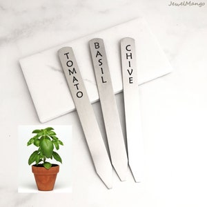 Plant Stake, Gardening Gift, Garden Stakes, Herb, planting, gift for mom, Garden Sign, Garden Decor, Vegetable Marker, Outdoor Decor