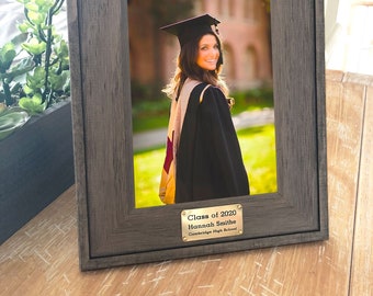 Personalized Graduation Picture Frame, Graduation gift, 5 x 7, 4 x 6 Graduation Frame, Senior picture, Photo Frame, grad gift, class of 2024