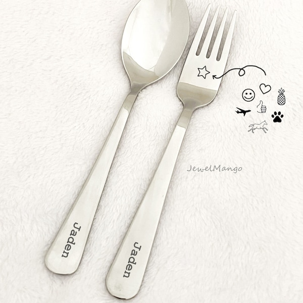 Knife Fork Spoon Etsy
