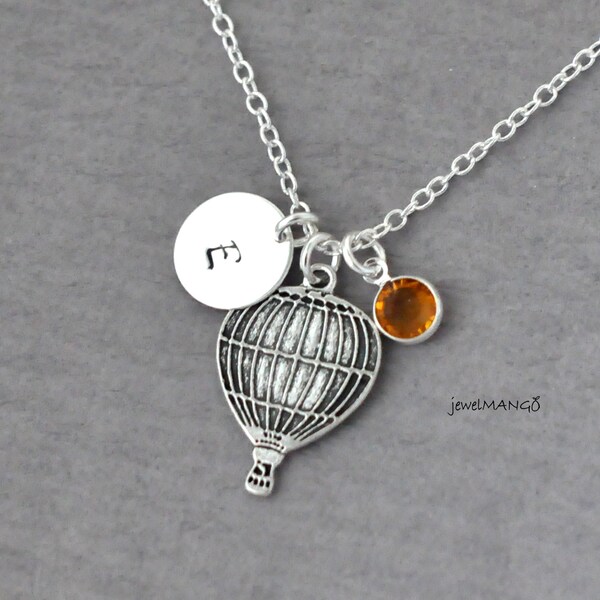 Balloon Initial Necklace