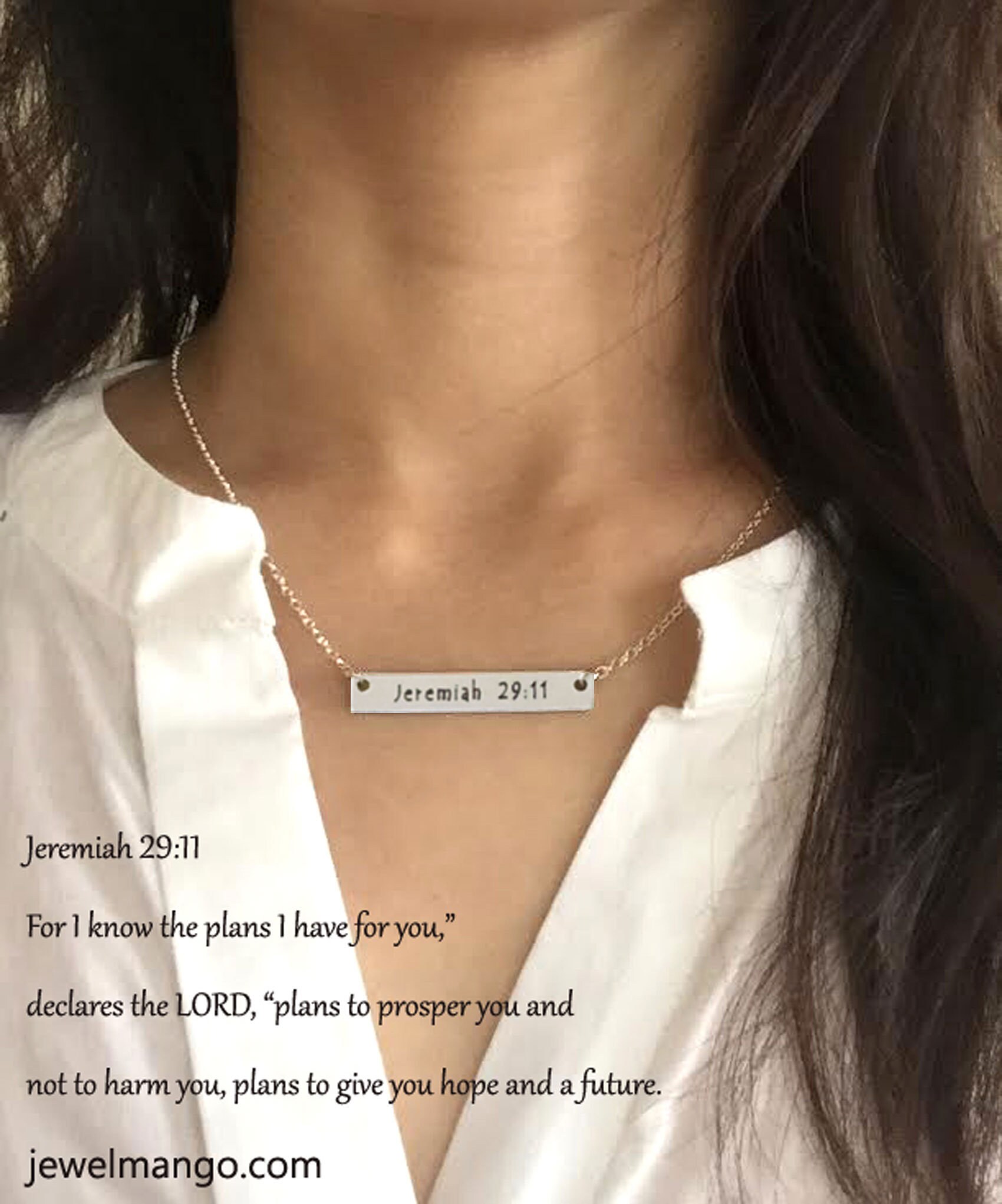 Jeremiah name sale necklace