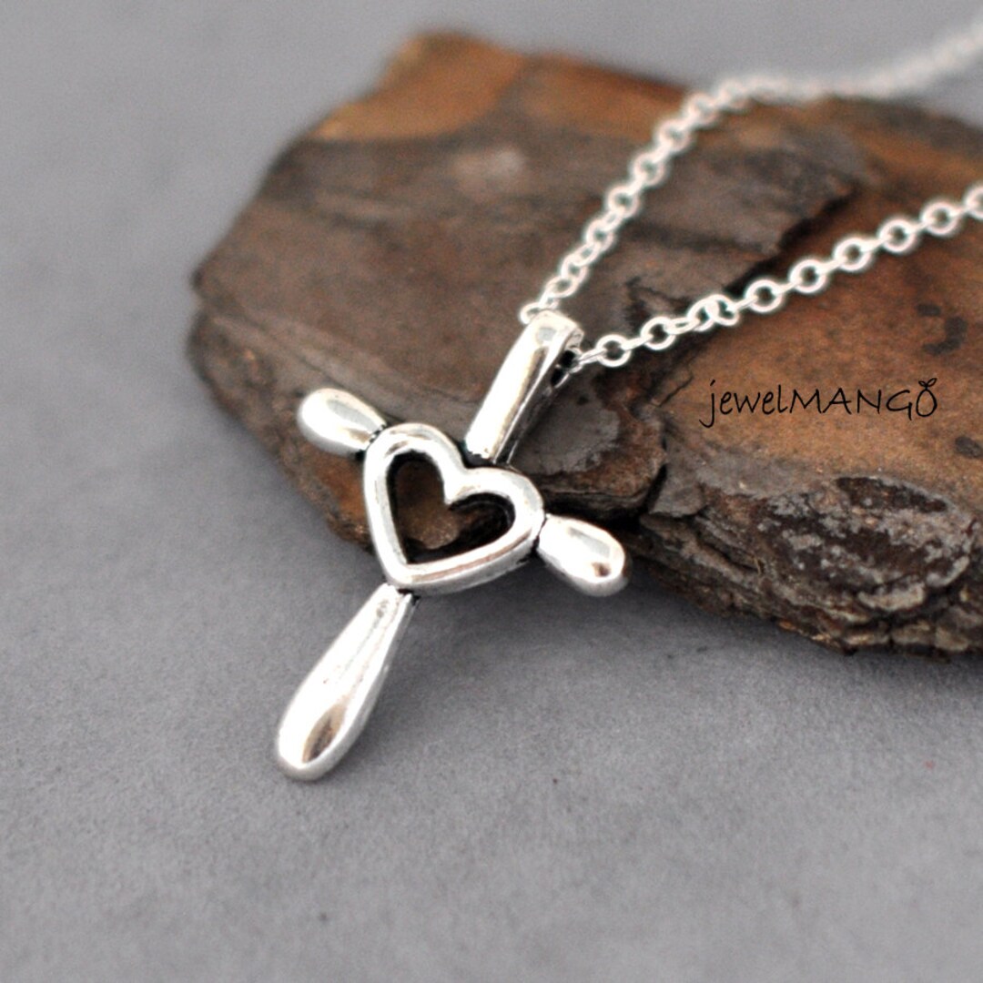 Cross My Heart Charm Necklace