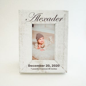 Custom baby Picture frame, Personalized baby Photo frame, Nursery decoration ideas, New mom gift, new dad gift, baby shower gift ideas