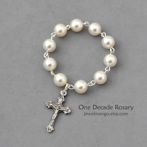 One Decade Rosary / Communion Gifts / Pocket Rosary / Communion favors / Religious / Confirmation / Prayer / Catholic Rosary  / Baptism Gift