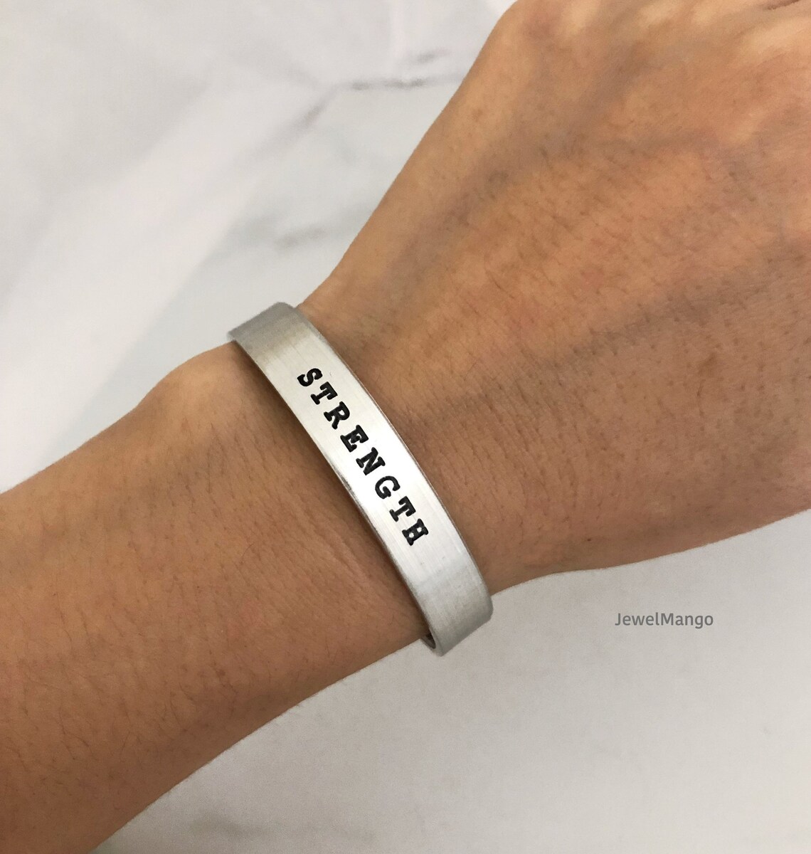 Personalized Metal Cuff Bracelet Custom Bracelet Aluminum Etsy