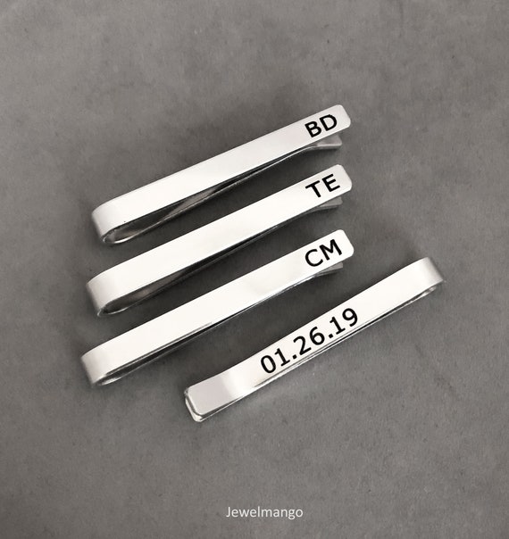 custom tie clips for groomsmen