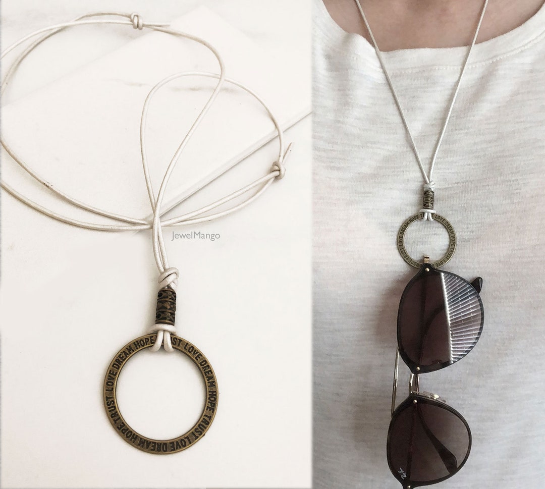 Eyeglasses Necklace Reading Glasses Holder Sunglasses Holder Pick Your Color and Design Handmade Eyeglasses Chain Eyeglasses Strap Etsy