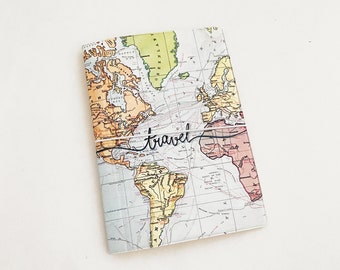 passport cover, travel essential, world map, trip items, stocking stuffer, ready to ship, passport holder, World Map Passport Holder Cover