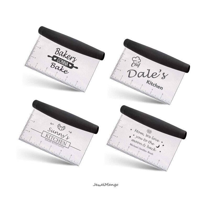 Stainless Steel Bench Scraper Vegetable Chopper Pizza Etsy