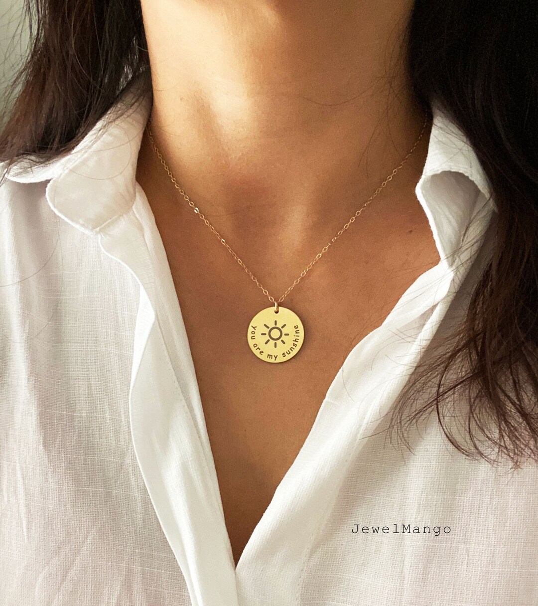 Gold Lil Miss Sunshine Necklace main image 0