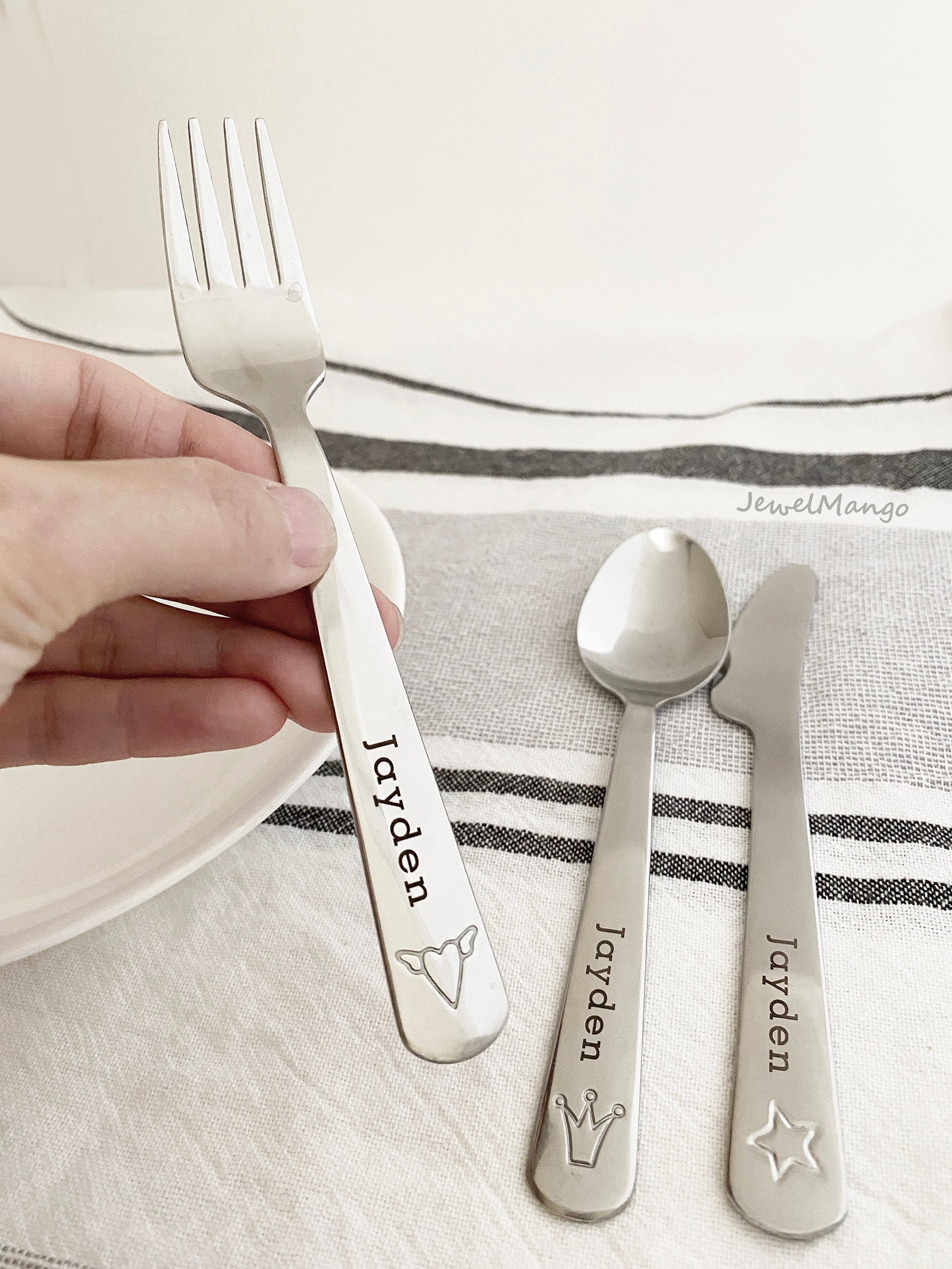 Personalized Baby Utensil Set Perfect Baby Shower Gift New Etsy
