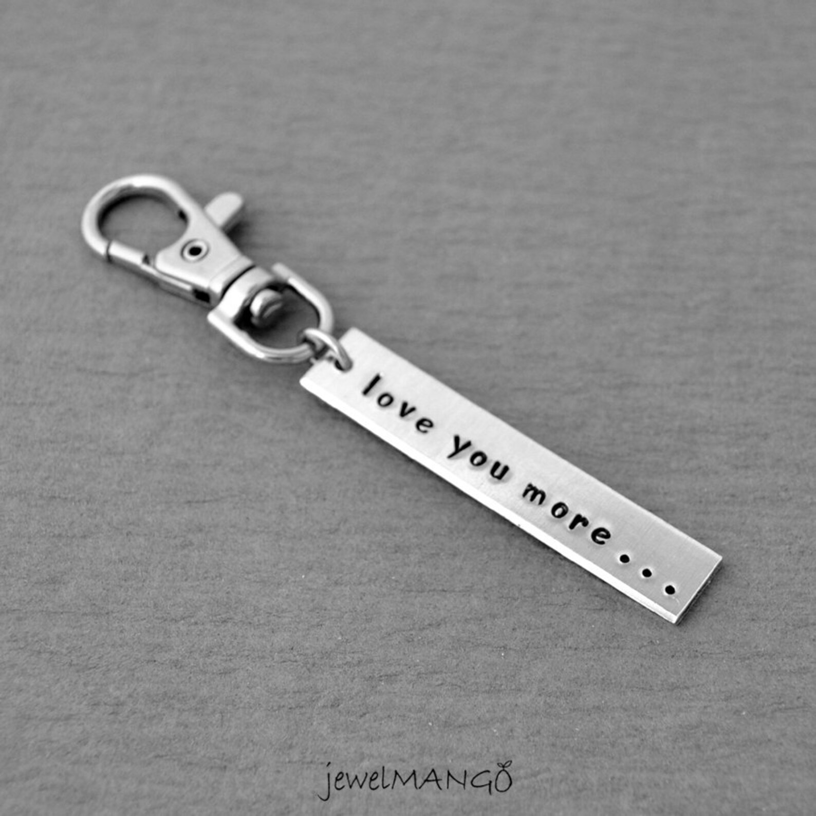 I Love You More Key Ring Valentine Gifts Personalized Key Etsy