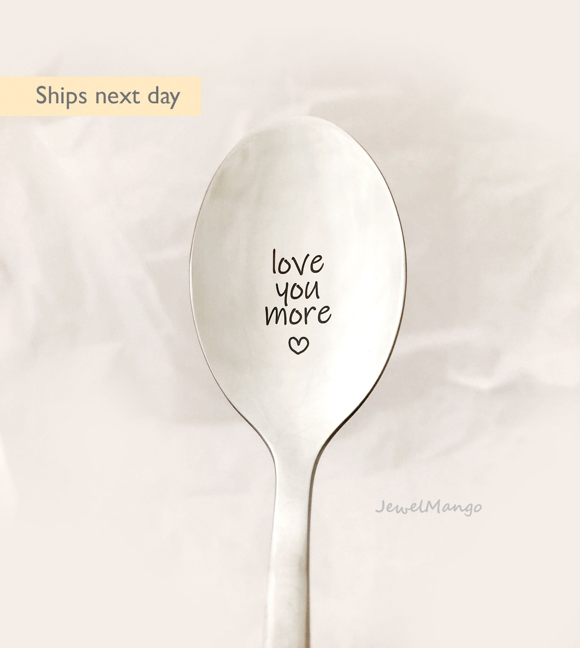 I love you dad Engraved Spoon dad gifts 