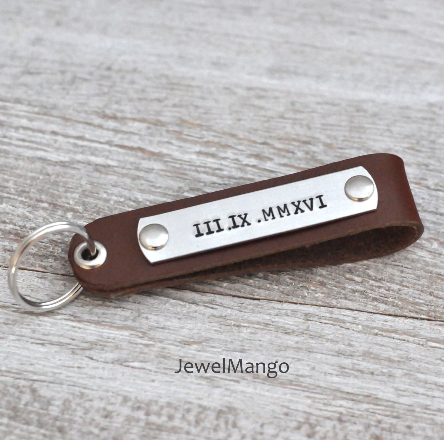 Personalized Leather Keychain Gifts for Men Groomsmen Gift Etsy