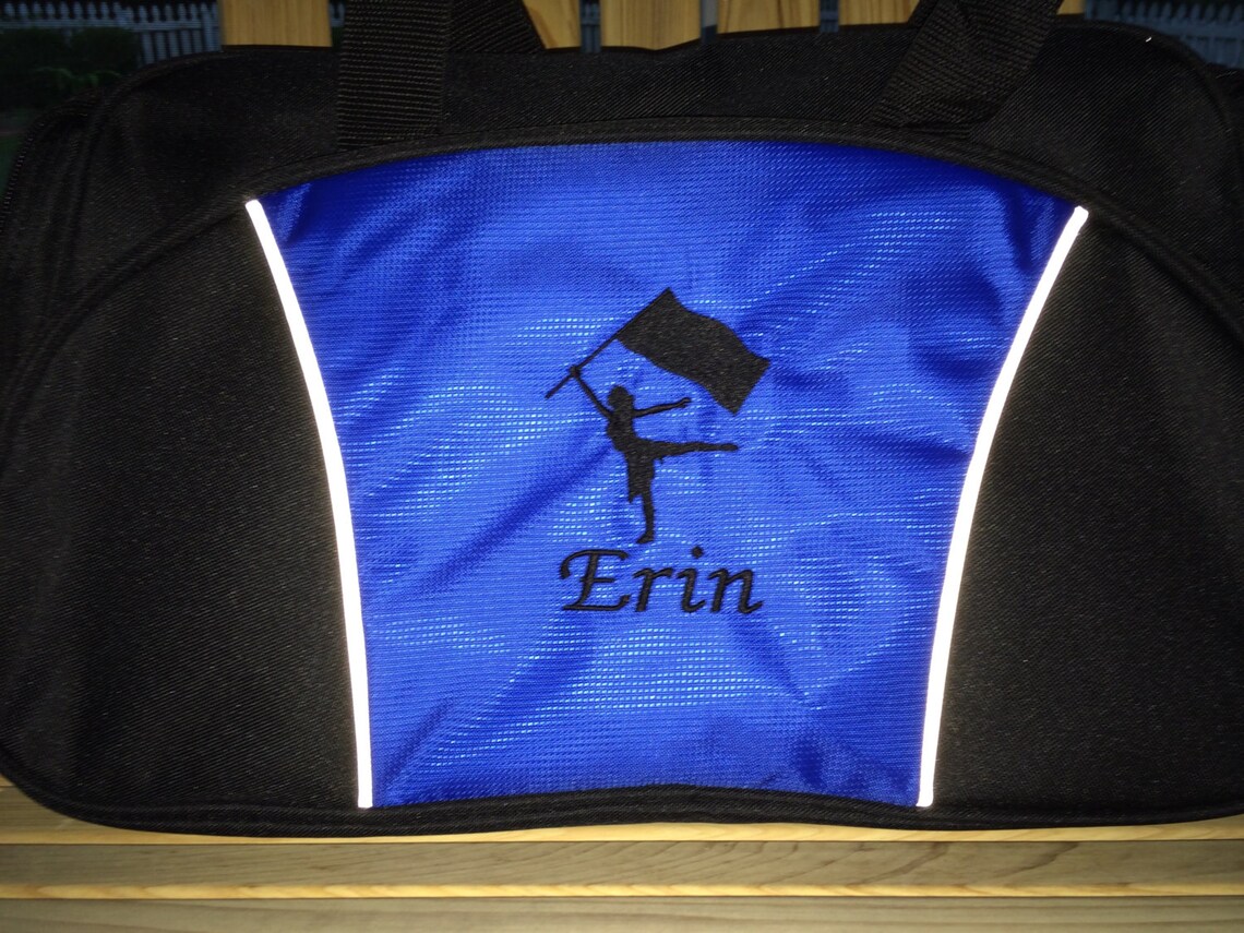 Color Guard Personalized Monogrammed Duffel Bag Winter Guard Etsy