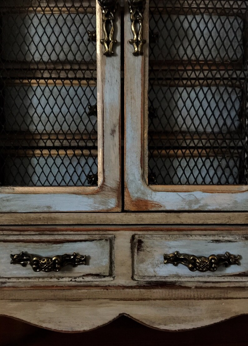 Reserved For Jo Vintage French Provincial Jewelry Armoire Etsy