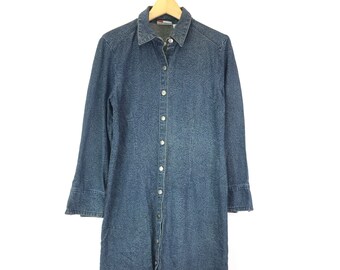 Faded glory denim dress clearance