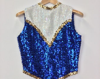 off white sequin top