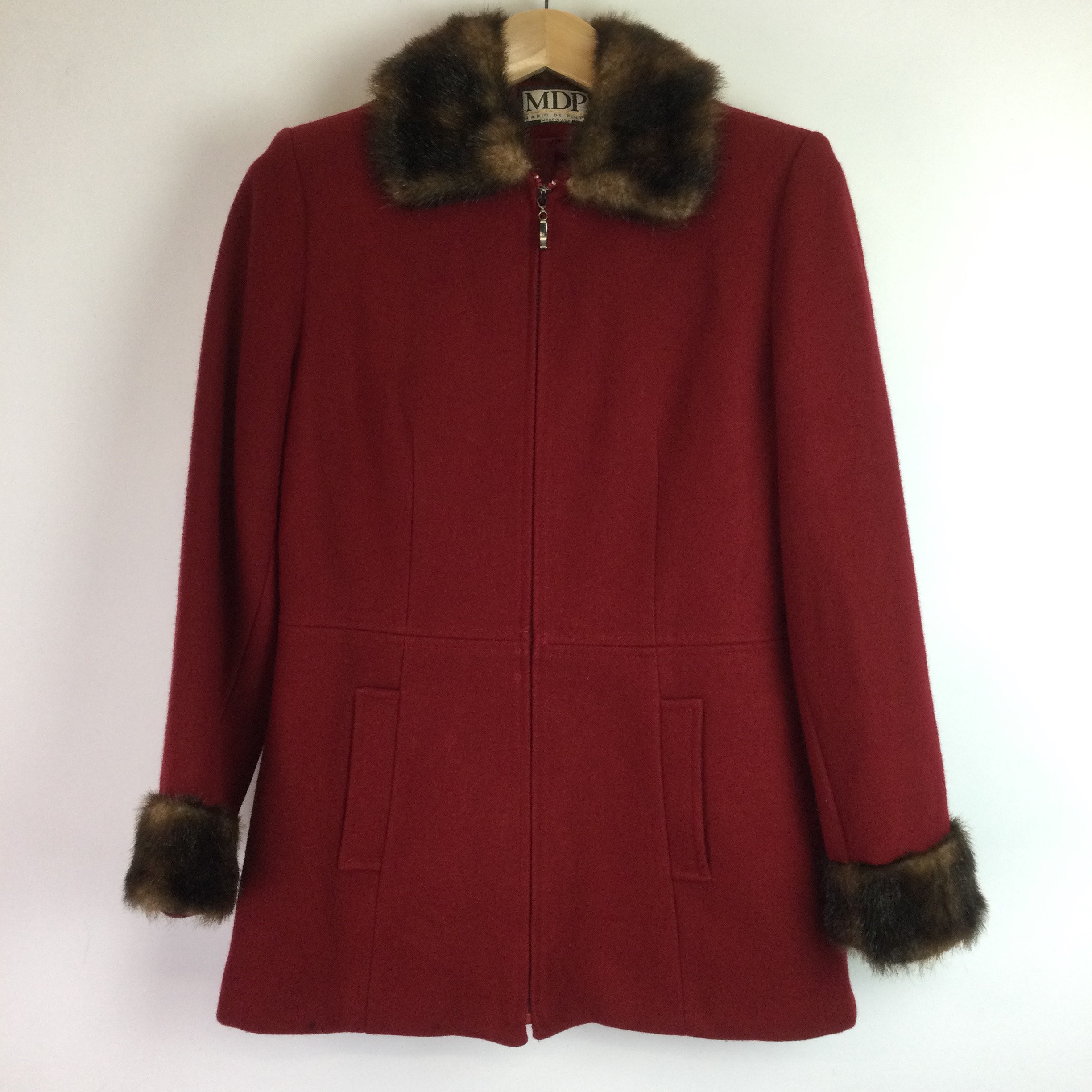 mario de pinto wool coat