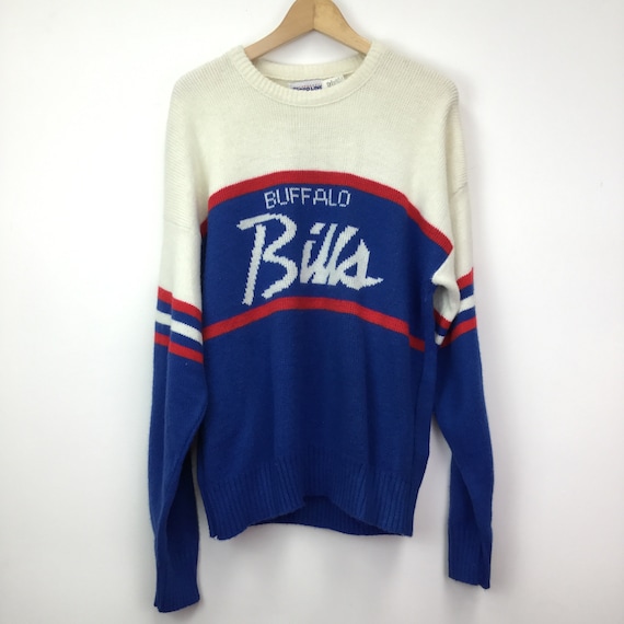 Vintage 1980’s Cliff Engle Buffalo Bills Knitted J