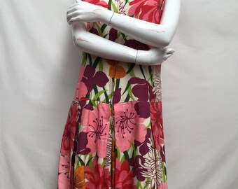 Flower Power Sleeveless Culotte Dress