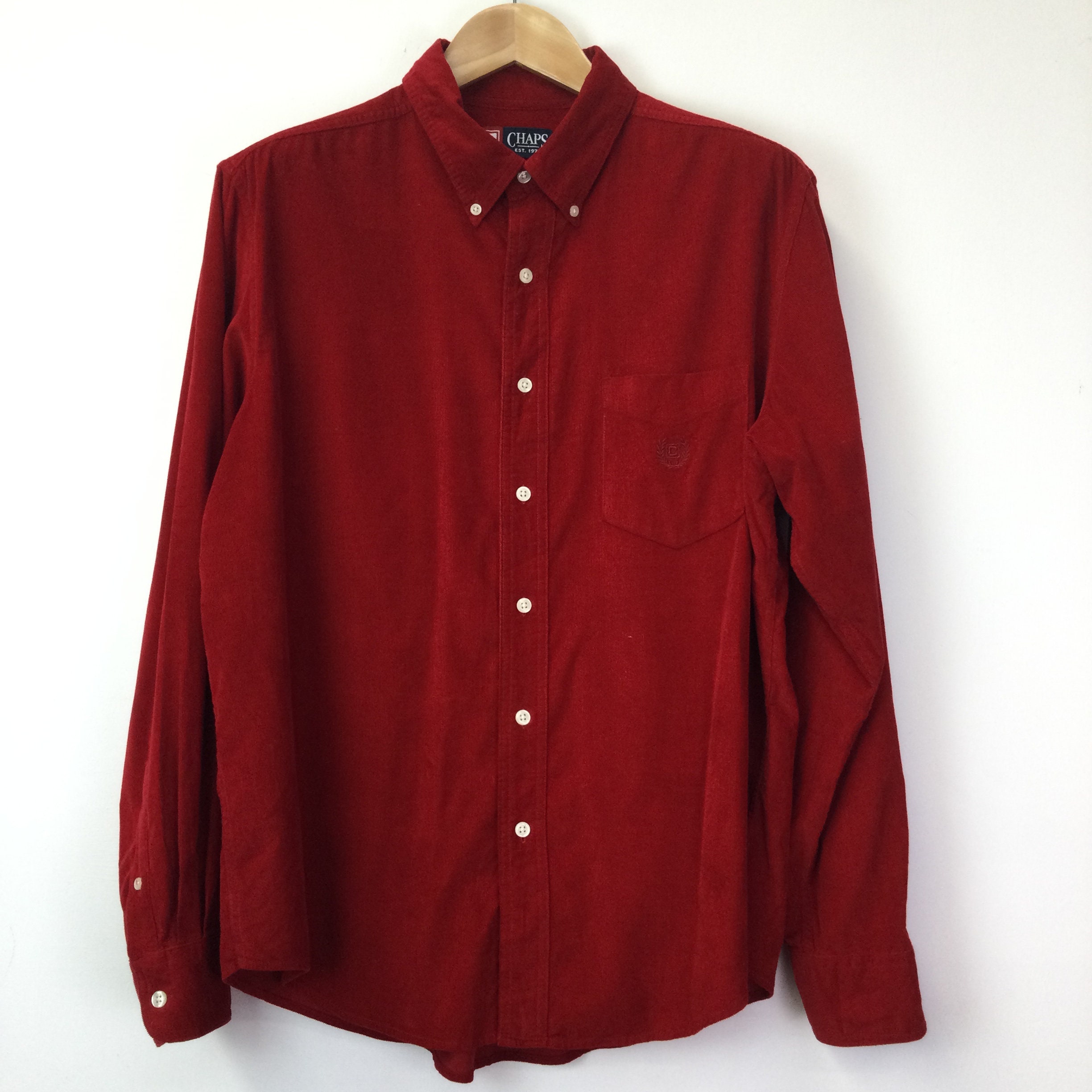 Image of Vintage Chaps Red Corduroy Shirt