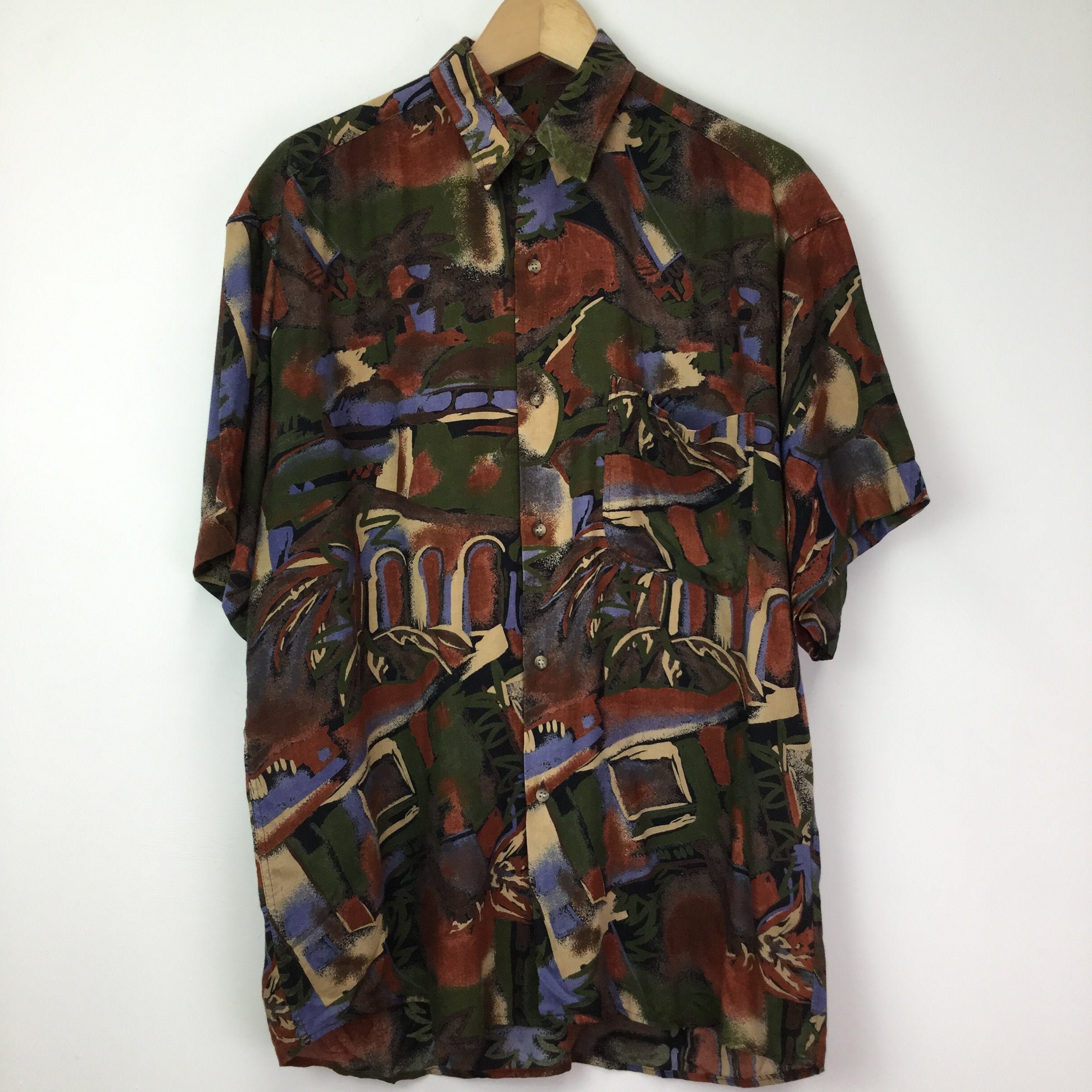 Image of Vintage 1990’S Colourful Printed Shirt