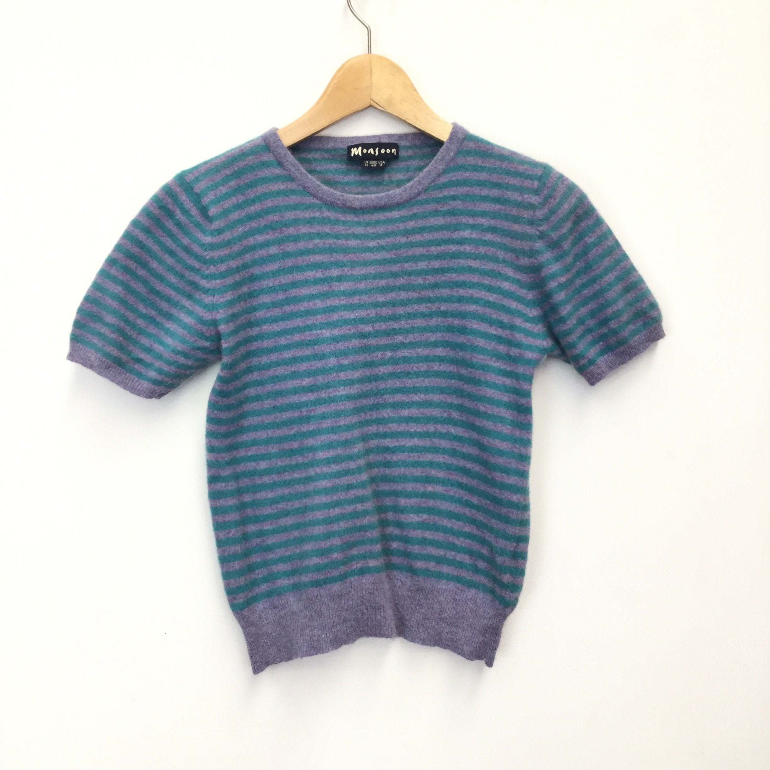 Image of striped Angora Lambswool Top