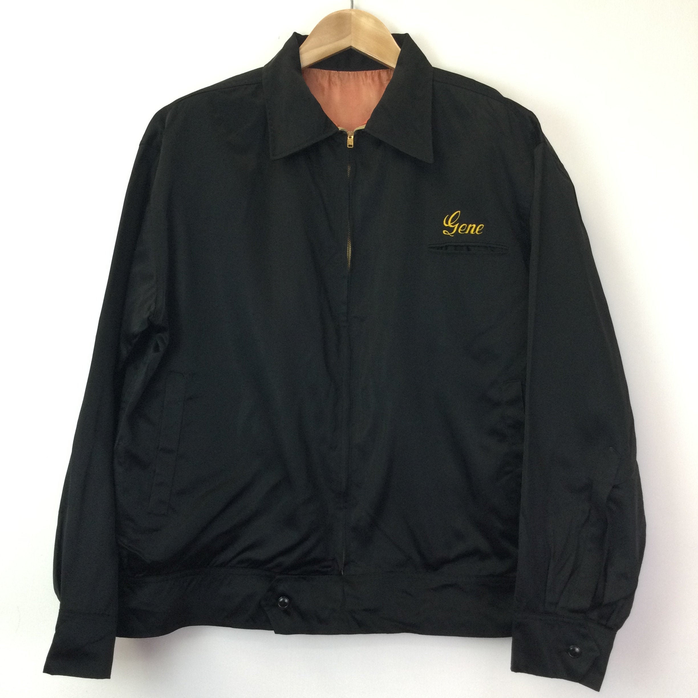 Image of Rare Vintage 1956-57 Philippines Cubi Point Mcb-9 Satin Cruise Jacket