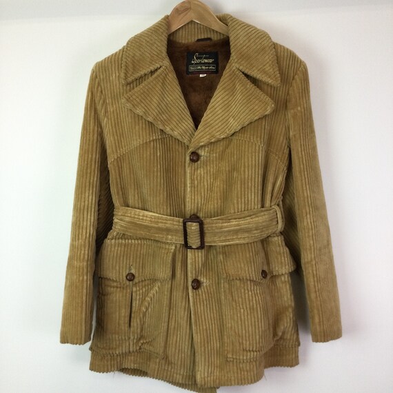 Vintage 1970s Pile Lined Corduroy Sears Jacket