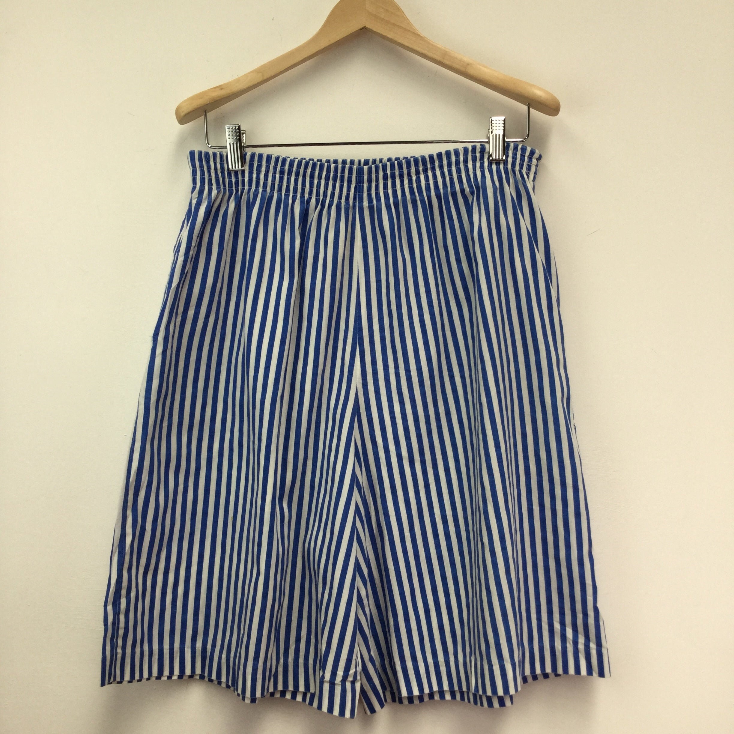 Image of Vintage Blue & White Pinstripe Shorts