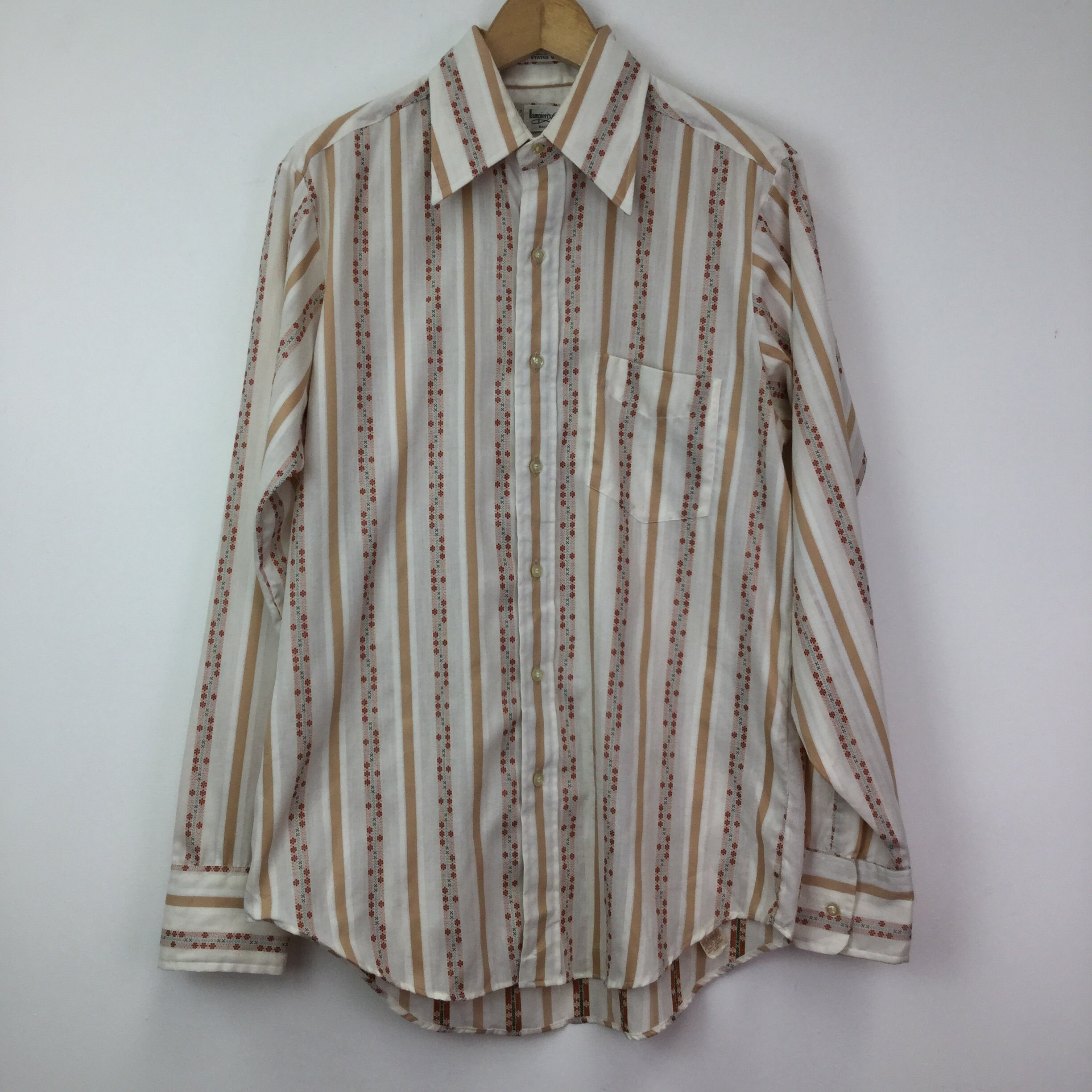 Image of Vintage 1970’S Floral Cotton Shirt