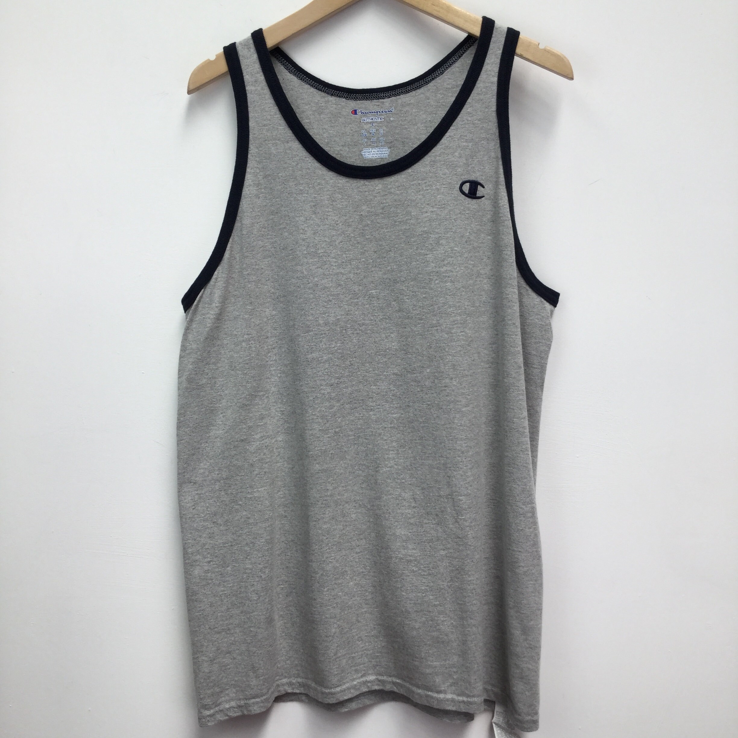 Image of Vintage Grey Champion Ringer Vest