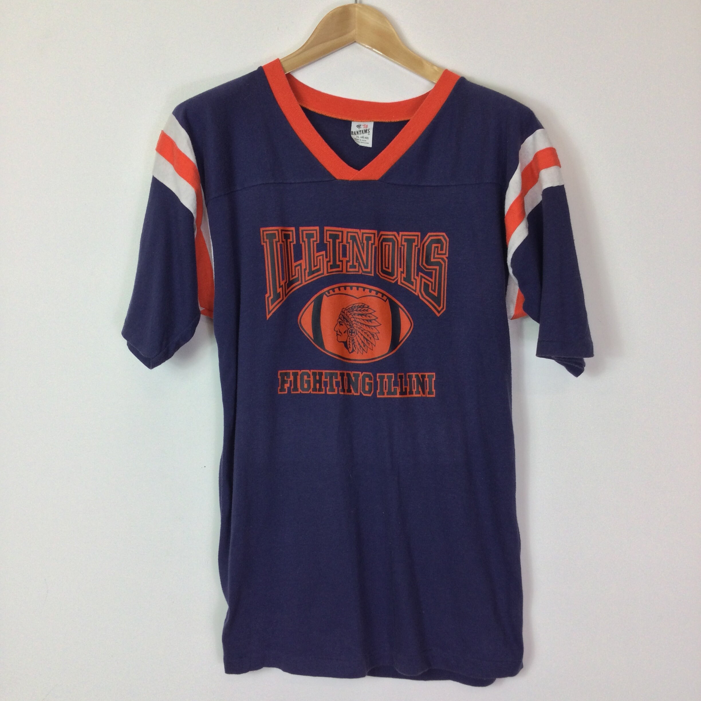 Image of Vintage 1980’S Bantams Illinois Fighting Illini T-Shirt