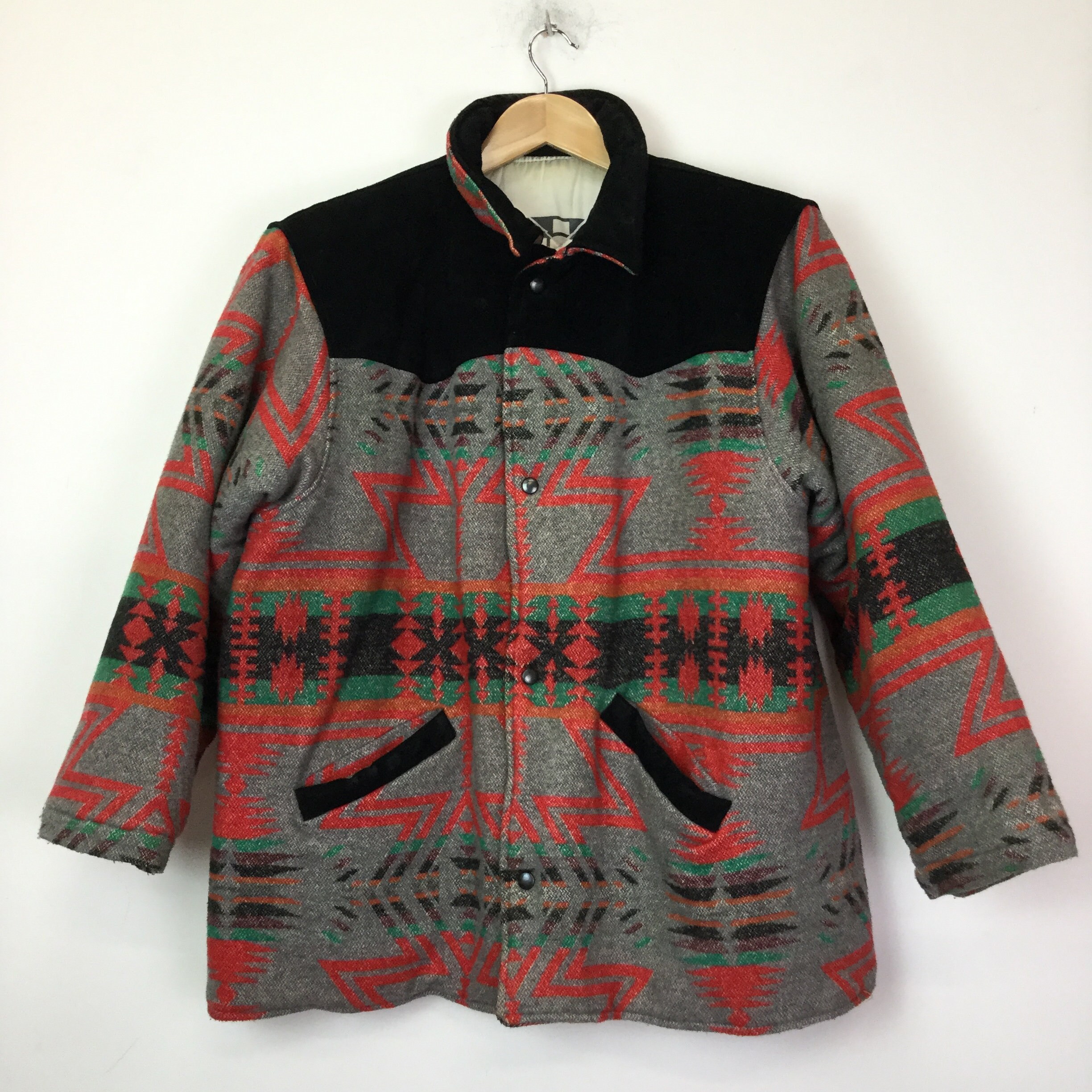 Image of Vintage 1980’S Aztec ‘Wool’ Coat