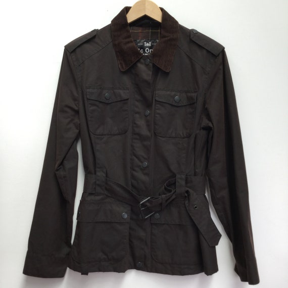 Vintage McOrvis Brown Belted Wax Jacket