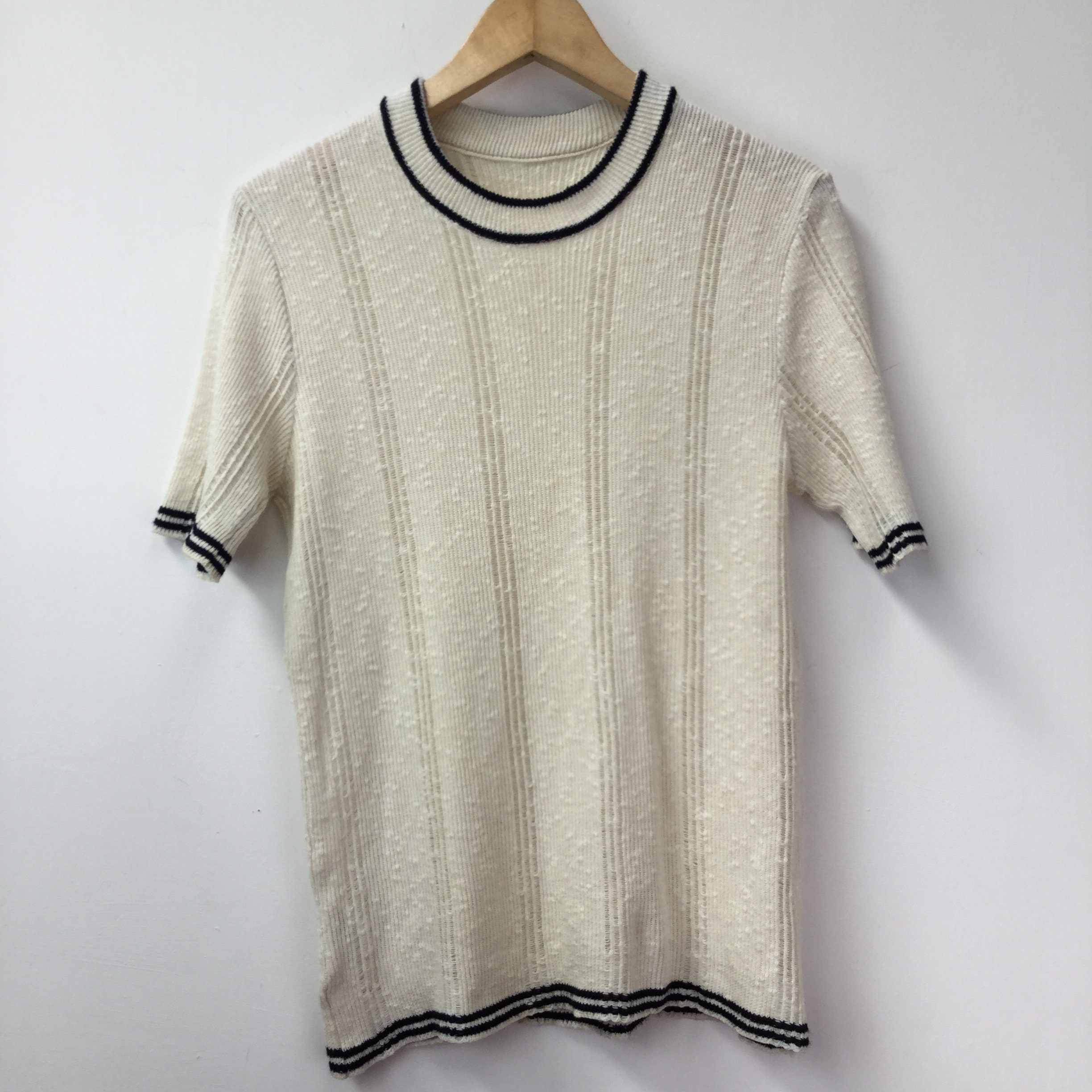 Image of Vintage 's Cream Knitted Top