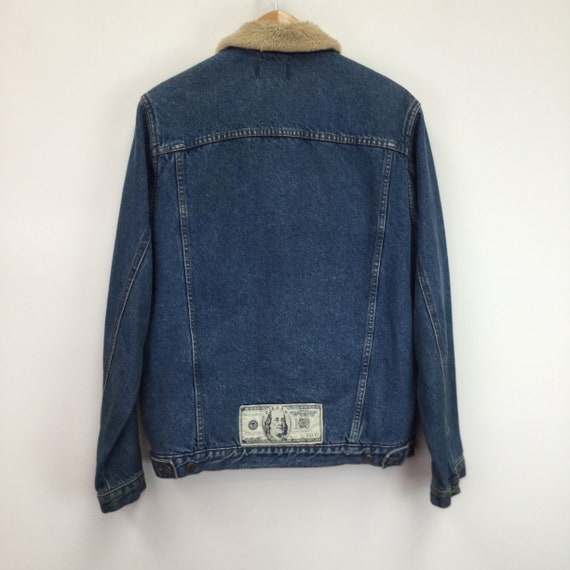 Vintage Borg Lined Denim Jacket - Etsy 