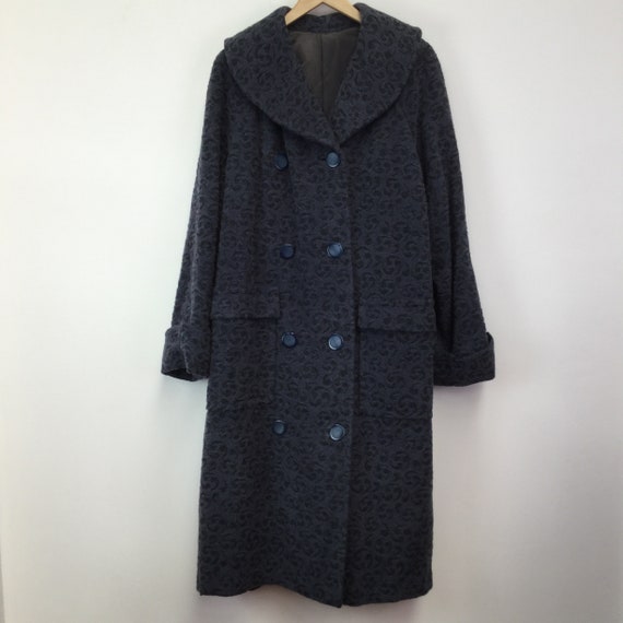 Vintage Purple Leopard Coat
