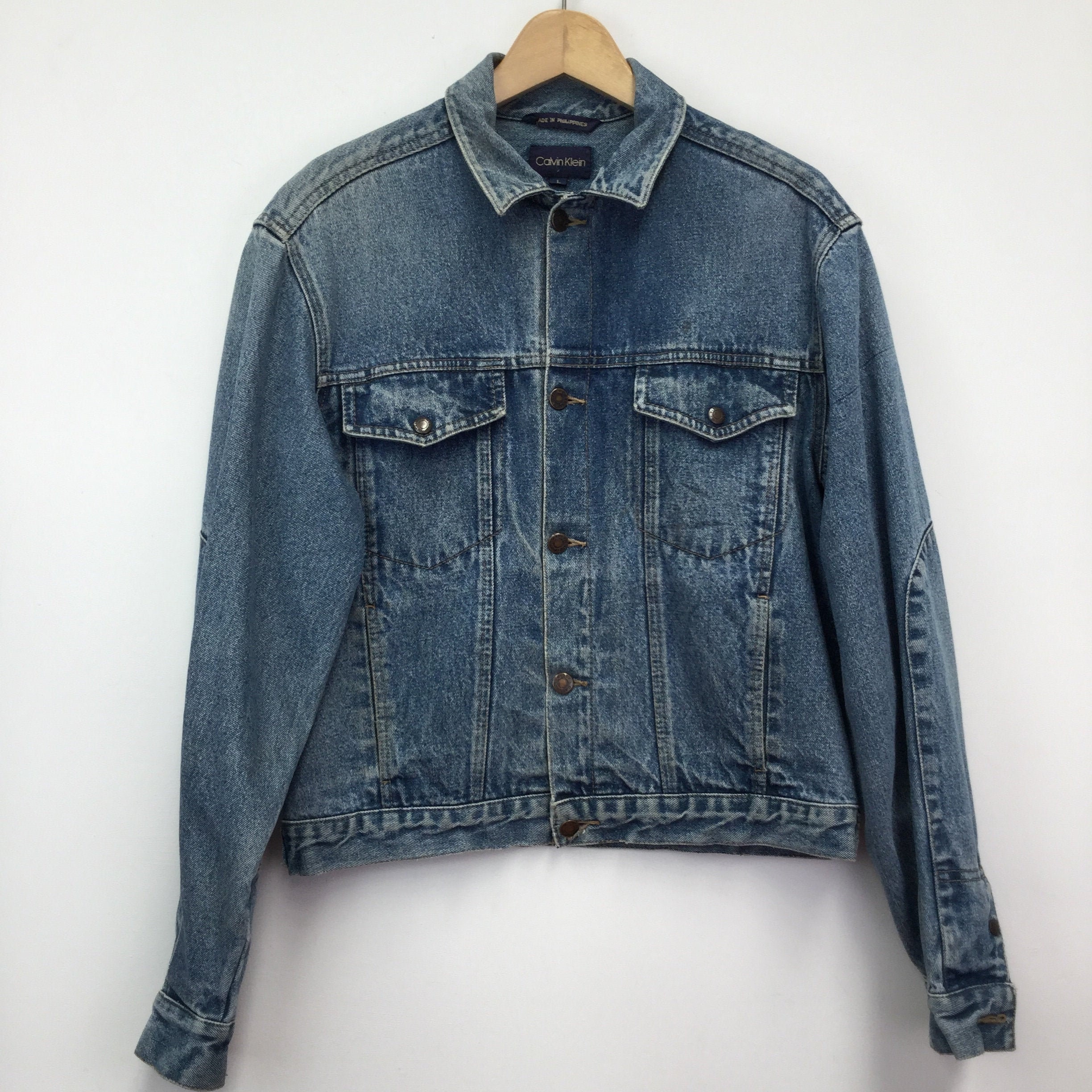 Vintage 1990s Calvin Klein Denim Jacket | Etsy New Zealand