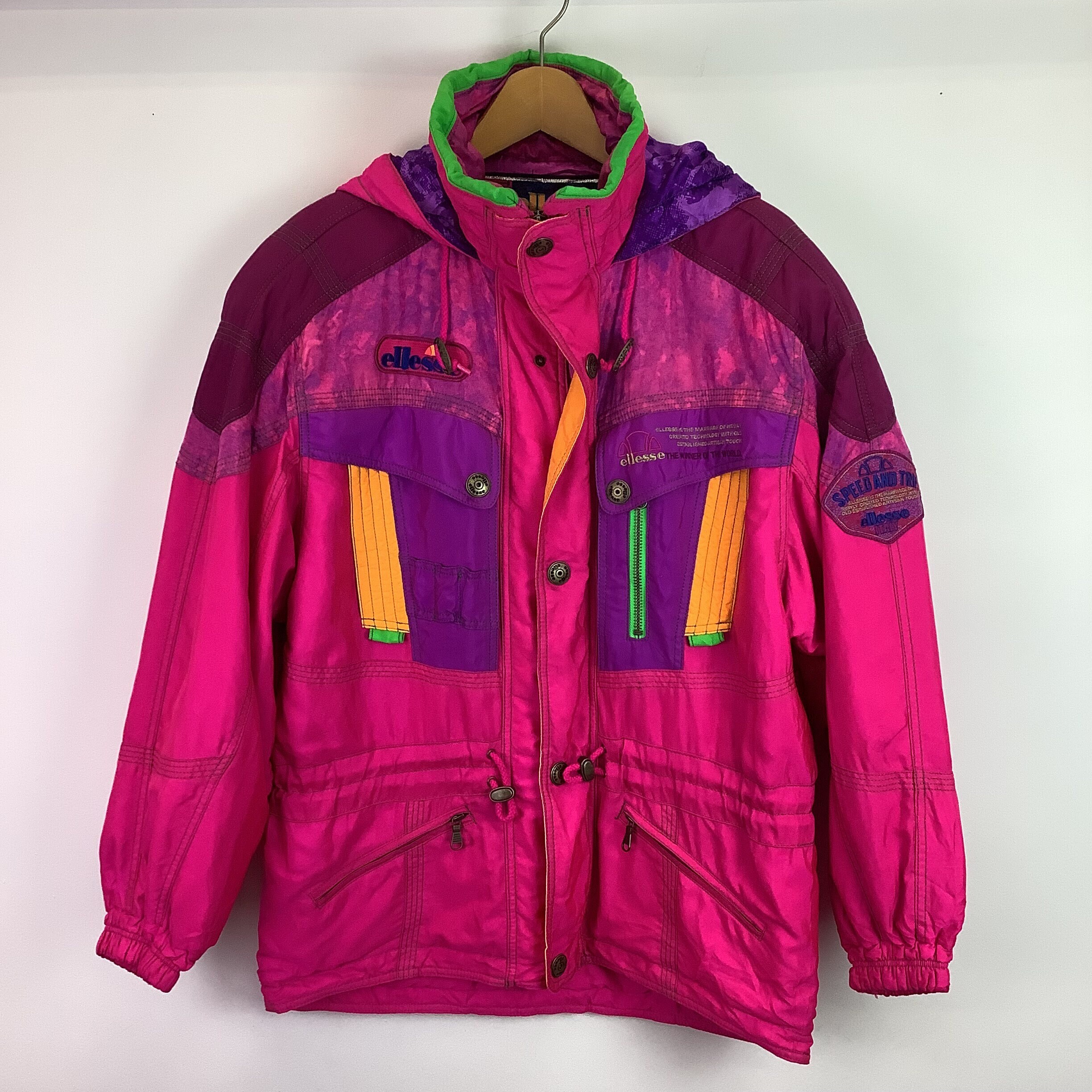 Ellesse Neon Jacket - Etsy Ireland