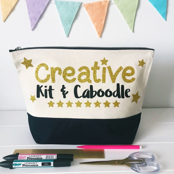 Large Creative Project Bag, Project Bag, Craft Supplies Bag, Craft